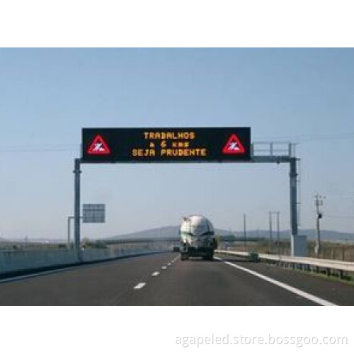 Single Chip 1R1W IP65 Speed Limit Led Display Traffic Signs Controlled by PC